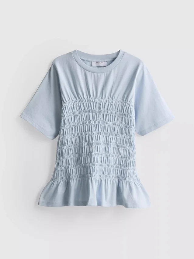 7–15 Jahre | gerafftes Peplum-Hemd 7–15 Jahre | gerafftes Peplum-Hemd