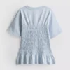 7–15 Jahre | gerafftes Peplum-Hemd 7–15 Jahre | gerafftes Peplum-Hemd