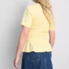 7–15 Jahre | gerafftes Peplum-Hemd 7–15 Jahre | gerafftes Peplum-Hemd