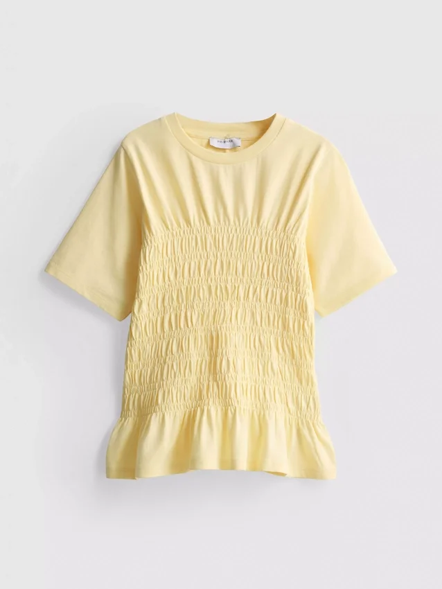 7–15 Jahre | gerafftes Peplum-Hemd 7–15 Jahre | gerafftes Peplum-Hemd