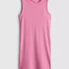 7–15 Jahre | geripptes, ärmelloses Kleid 7–15 Jahre | geripptes, ärmelloses Kleid