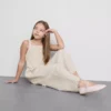 7–15 Jahre | Gestreifter, geraffter Jumpsuit 7–15 Jahre | Gestreifter, geraffter Jumpsuit