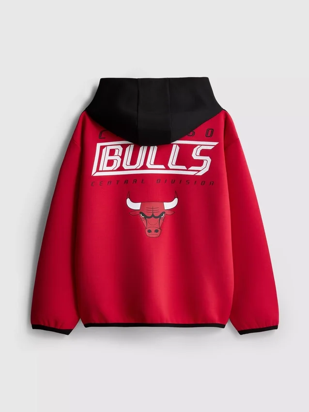 7–15 Jahre | NBA Chicago Bulls Kapuzenpullover mit Reißverschluss 7–15 Jahre | NBA Chicago Bulls Kapuzenpullover mit Reißverschluss