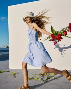 7–15 Jahre | Seersucker-Kleid