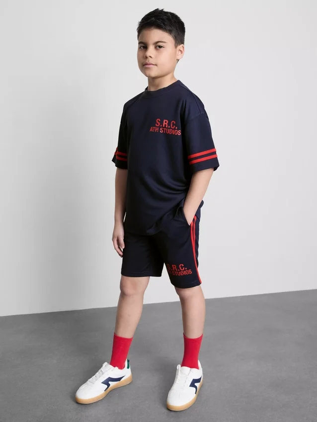 7–15 Jahre | Set aus Active-Mesh-T-Shirt und Shorts 7–15 Jahre | Set aus Active-Mesh-T-Shirt und Shorts