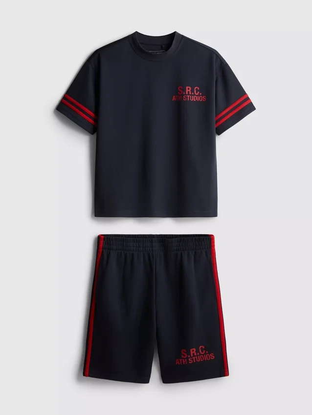 7–15 Jahre | Set aus Active-Mesh-T-Shirt und Shorts 7–15 Jahre | Set aus Active-Mesh-T-Shirt und Shorts