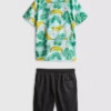 7–15 Jahre | Set aus bedrucktem Hemd und Shorts 7–15 Jahre | Set aus bedrucktem Hemd und Shorts