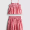7–15 Jahre | Set aus Gingham-Bluse und -Röcken