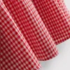 7–15 Jahre | Set aus Gingham-Bluse und -Röcken