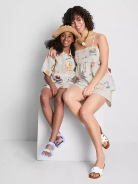 7–15 Jahre | Set aus Hemd mit Krawattendetail und Shorts
