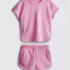 7–15 Jahre | Set aus kastenförmigem T-Shirt und Läufershorts 7–15 Jahre | Set aus kastenförmigem T-Shirt und Läufershorts