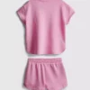 7–15 Jahre | Set aus kastenförmigem T-Shirt und Läufershorts 7–15 Jahre | Set aus kastenförmigem T-Shirt und Läufershorts