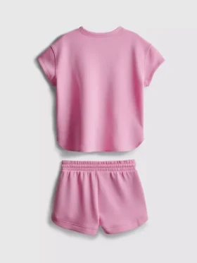 7–15 Jahre | Set aus kastenförmigem T-Shirt und Läufershorts