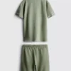 7–15 Jahre | Set aus strukturiertem Poloshirt und Shorts 7–15 Jahre | Set aus strukturiertem Poloshirt und Shorts
