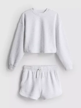7–15 Jahre | Set aus Sweatshirt und Laufshorts