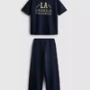 7–15 Jahre | Set aus T-Shirt und Jogginghose mit weitem Bein 7–15 Jahre | Set aus T-Shirt und Jogginghose mit weitem Bein