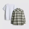 7–15 Jahre | Set aus T-Shirt und Karohemd 7–15 Jahre | Set aus T-Shirt und Karohemd