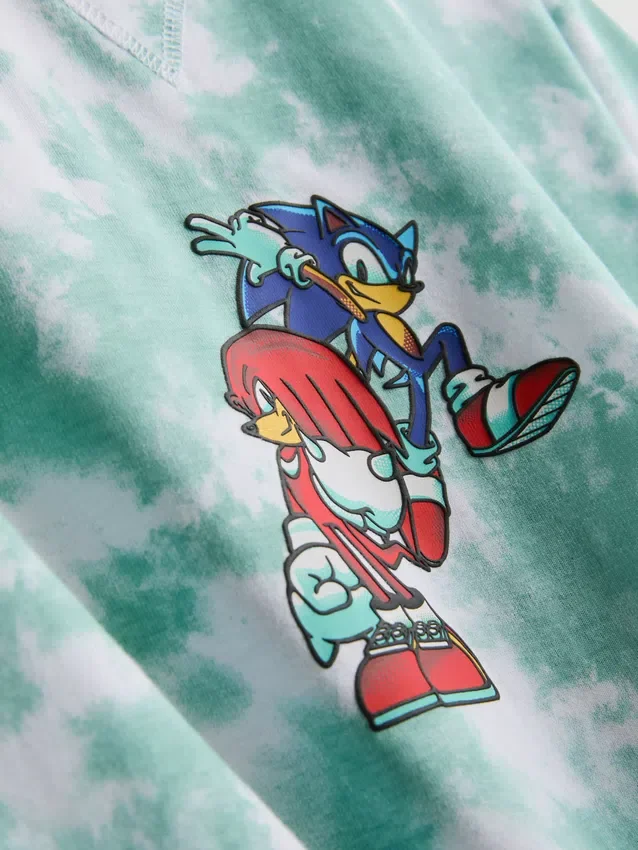 7–15 Jahre | Sonic the Hedgehog Tie-Dye-Hemd 7–15 Jahre | Sonic the Hedgehog Tie-Dye-Hemd