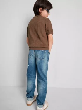 7–15 Jahre | Strick-Poloshirt