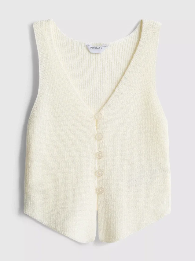 7–15 Jahre | Strick-Tanktop mit V-Ausschnitt 7–15 Jahre | Strick-Tanktop mit V-Ausschnitt