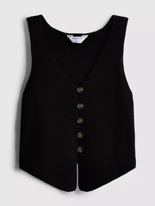 7–15 Jahre | Strick-Tanktop mit V-Ausschnitt 7–15 Jahre | Strick-Tanktop mit V-Ausschnitt