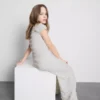 7–15 Jahre | Strukturierte Hose mit weitem Bein 7–15 Jahre | Strukturierte Hose mit weitem Bein