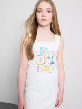7–15 Jahre | Tanktop mit Kontrastnähten 7–15 Jahre | Tanktop mit Kontrastnähten