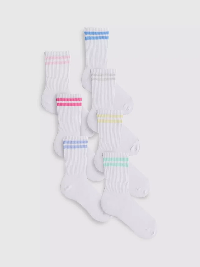 7er-Pack gerippte Sportsocken 7er-Pack gerippte Sportsocken