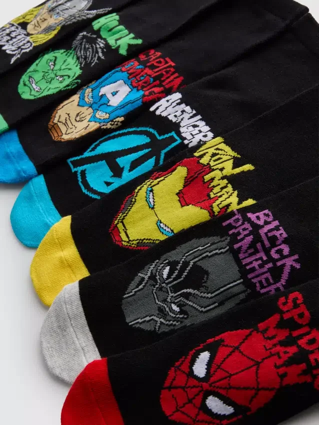 7er-Pack Marvel-Socken 7er-Pack Marvel-Socken