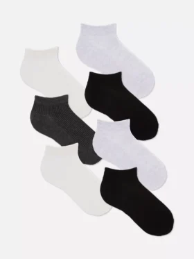 7er-Pack neutrale Sneaker-Socken
