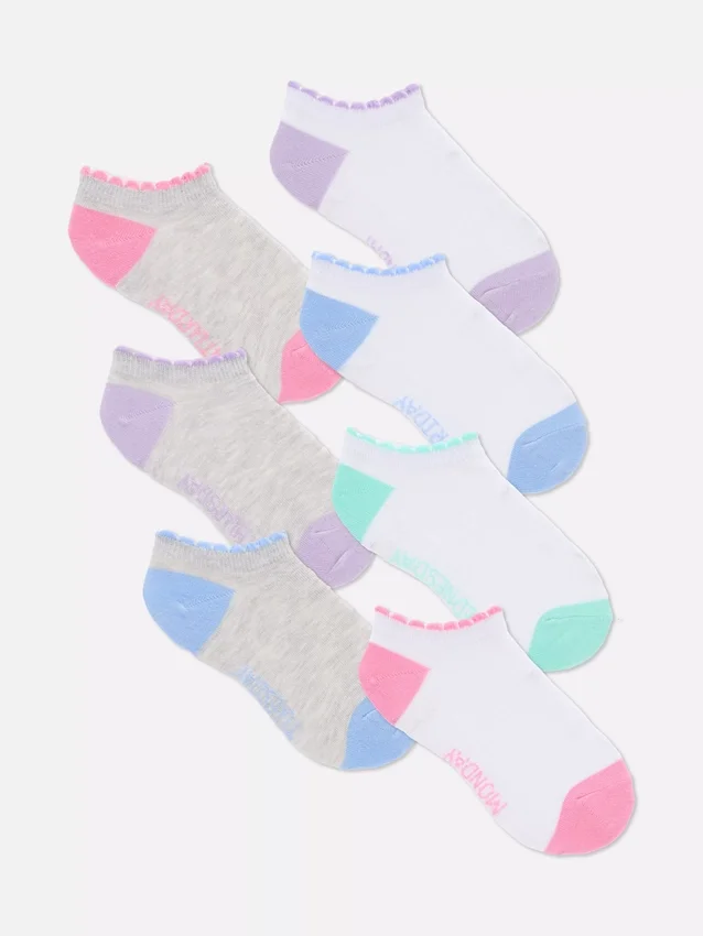 7er-Pack Sneaker-Socken mit Wochentagen 7er-Pack Sneaker-Socken mit Wochentagen