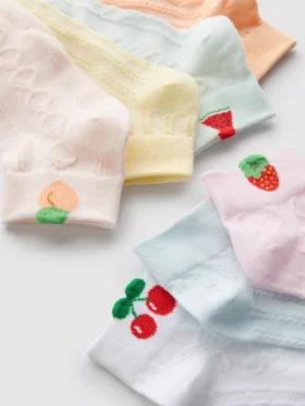 7er-Pack Socken mit Fruchtmotiv