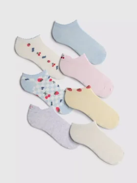 7er-Pack Socken mit Fruchtmotiven