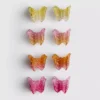 8er-Pack Schmetterlings-Haarspangen
