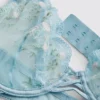 A–E-Bügel-BH mit transparentem Schmetterlingsmuster A–E-Bügel-BH mit transparentem Schmetterlingsmuster
