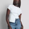 A-Linien-Shorts aus Baumwoll-Denim A-Linien-Shorts aus Baumwoll-Denim