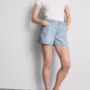A-Linien-Shorts aus Baumwoll-Denim A-Linien-Shorts aus Baumwoll-Denim