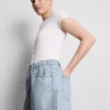 A-Linien-Shorts aus Baumwoll-Denim A-Linien-Shorts aus Baumwoll-Denim