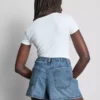 A-Linien-Shorts aus Baumwoll-Denim A-Linien-Shorts aus Baumwoll-Denim
