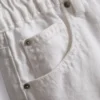 A-Linien-Shorts aus Baumwoll-Denim