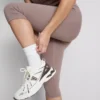 Aktiv-Capri-Leggings mit hoher Taille Aktiv-Capri-Leggings mit hoher Taille