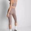 Aktiv-Capri-Leggings mit hoher Taille Aktiv-Capri-Leggings mit hoher Taille