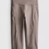 Aktiv-Capri-Leggings mit hoher Taille Aktiv-Capri-Leggings mit hoher Taille