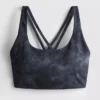 Aktiv-Crop-Top mit Racerback und Marmorprint Aktiv-Crop-Top mit Racerback und Marmorprint