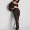 Aktiv-Leggings mit hohem Bund im Leopardenmuster Aktiv-Leggings mit hohem Bund im Leopardenmuster