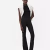 Aktiv-Leggings mit hoher Taille und ausgestelltem Bein Aktiv-Leggings mit hoher Taille und ausgestelltem Bein