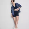 Aktiv-Yoga-Shorts mit mittlerer Leibhöhe und sanfter Stützfunktion Aktiv-Yoga-Shorts mit mittlerer Leibhöhe und sanfter Stützfunktion