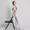 Aktive Leggings mit Rüschen