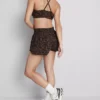 Aktives Crop-Top mit Racerback im Leopardenmuster Aktives Crop-Top mit Racerback im Leopardenmuster