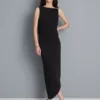 Asymmetrischer Midi-Rock aus Jersey Asymmetrischer Midi-Rock aus Jersey